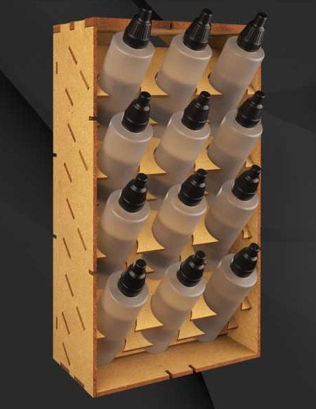 Green Stuff World for Models and Miniatures Vertical Paint Rack for 60ml Bottles 11596