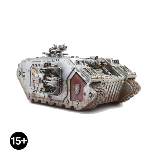 Grey Knights Land Raider Redeemer New In Box Grey Knights Land Raider Redeemer, First Release Year: 2003. Material: Varied. Factions On Wargame Trader