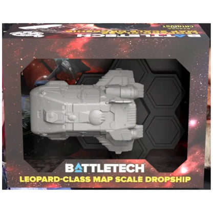 BattleTech: Leopard Class Map Scale DropShip (Custom Painted) (Assembled)