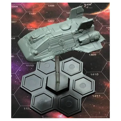 BattleTech: Leopard Class Map Scale DropShip (Custom Painted) (Assembled)