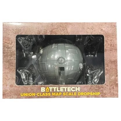 BattleTech: Union Class Map Scale DropShip (Unpainted) (Assembled)