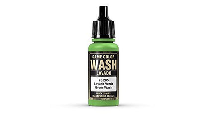 Vallejo Game Color: Green Wash (73.205) - 17ml