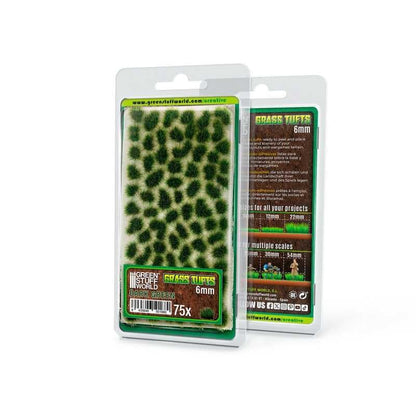 Green Stuff World Static Grass Tufts 6 mm - Dark Green - 10668 - Cobbco