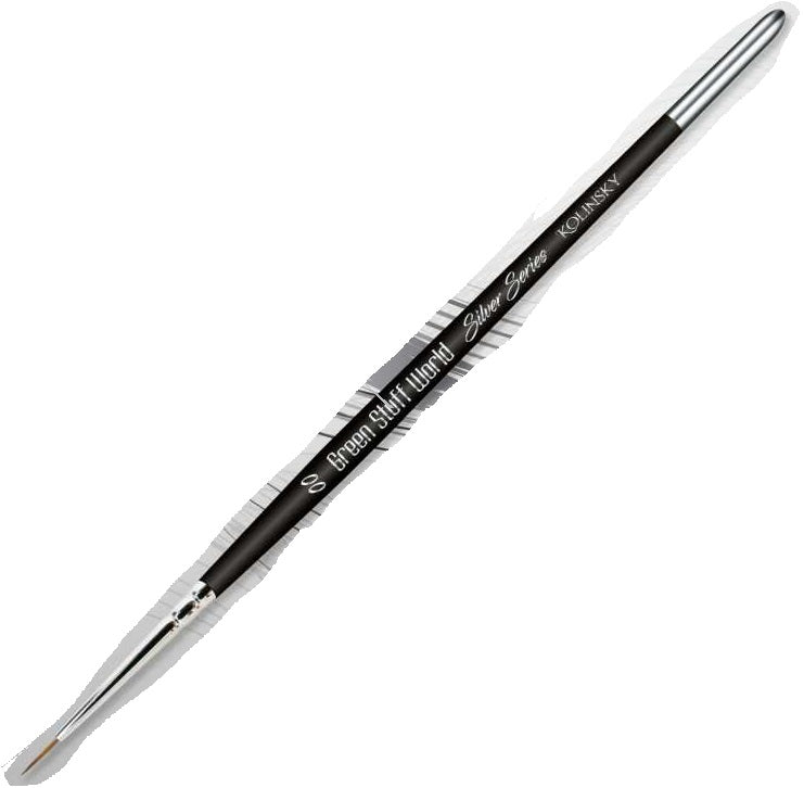 Green Stuff World for Models and Minatures Silver Series Kolinsky Brush - Size 00 (2352)