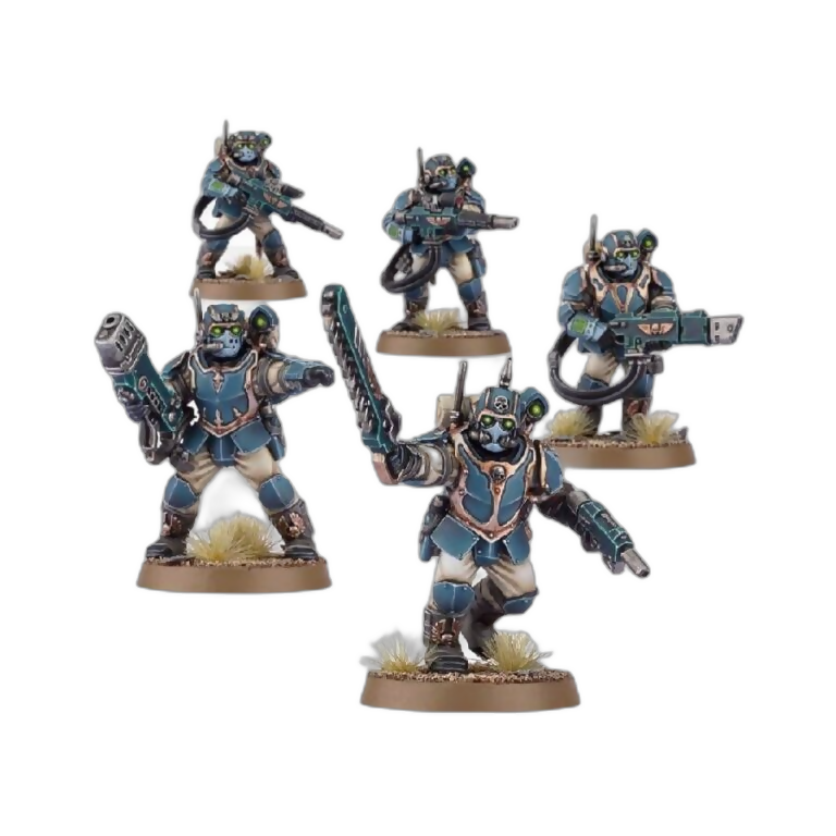 Militarum Tempestus Scions/Militarum Tempestus Command Squad (New on Sprue)