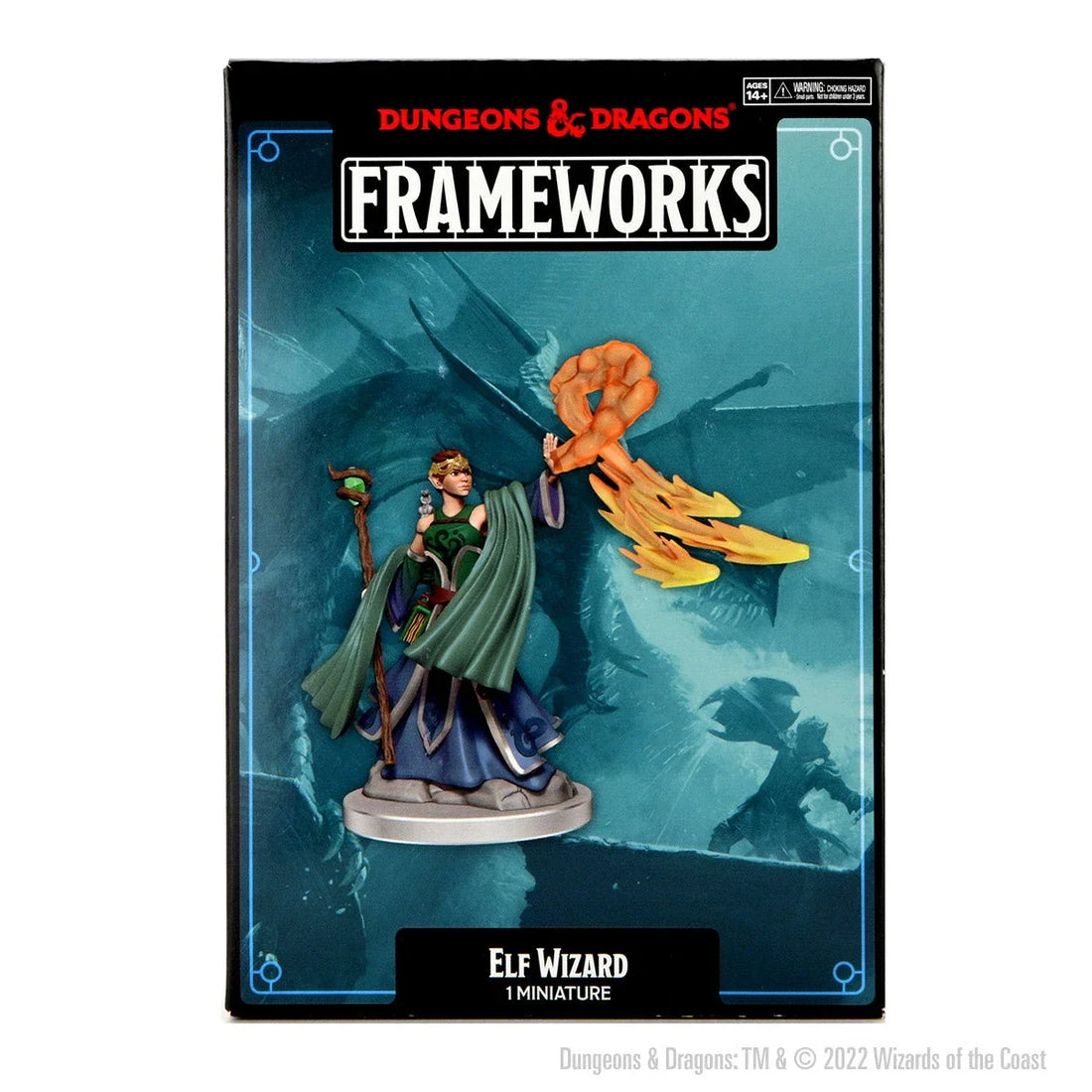 D&D Frameworks: Elf Wizard Female (Unpainted)