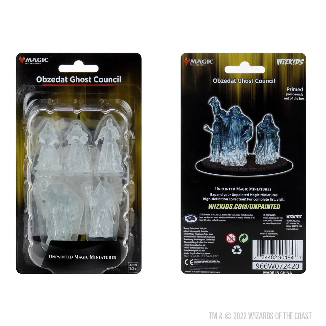 Magic: The Gathering Unpainted Miniatures: Obzedat Ghost Council (New in Box)