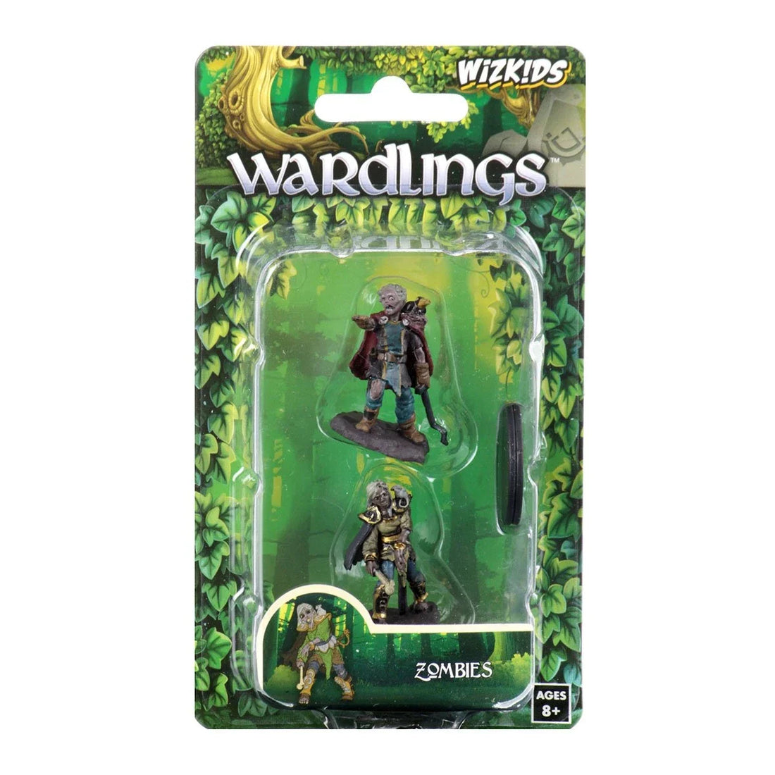WizKids Wardlings: Zombie (Male) & Zombie (Female) (Prepainted)