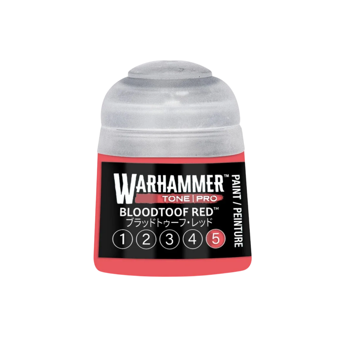 Warhammer Tone Pro Paint Bloodtoof Red 5 12Ml - Citadel Acrylic