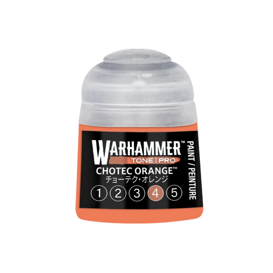 Warhammer Tone Pro Paint Chotec Orange 4 12Ml - Citadel Acrylic