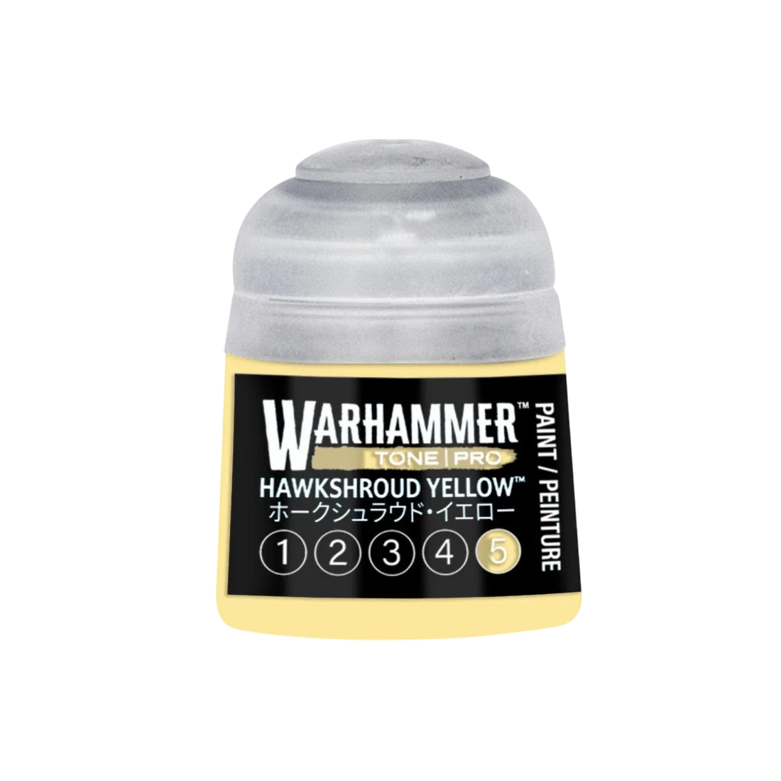 Warhammer Tone Pro Paint Hawkshroud Yellow 5 12Ml - Citadel Acrylic