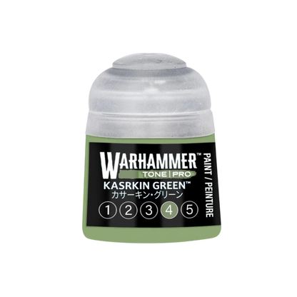 Warhammer Tone Pro Paint Kasrkin Green 4 12Ml - Citadel Acrylic