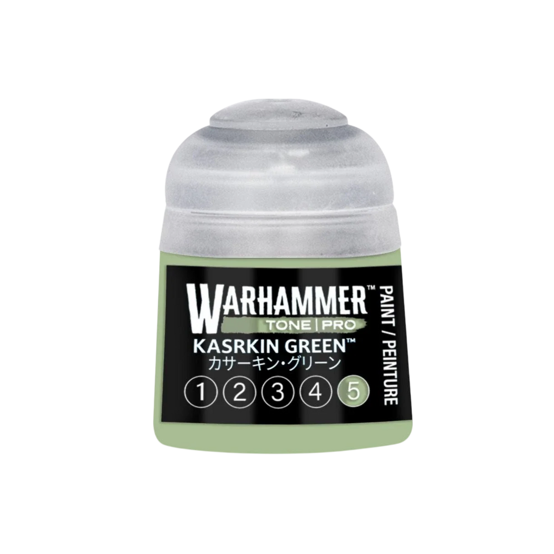 Warhammer Tone Pro Paint Kasrkin Green 5 12Ml - Citadel Acrylic