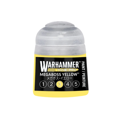 Warhammer Tone Pro Paint Megaboss Yellow 3 12Ml - Citadel Acrylic