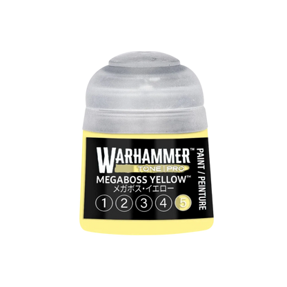 Warhammer Tone Pro Paint Megaboss Yellow 5 12Ml - Citadel Acrylic