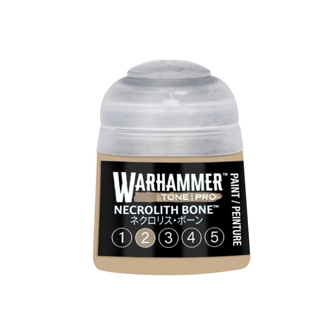 Warhammer Tone Pro Paint Necrolith Bone 2 12Ml - Citadel Acrylic