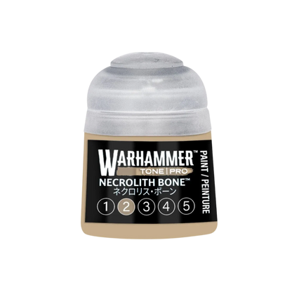 Warhammer Tone Pro Paint Necrolith Bone 2 12Ml - Citadel Acrylic