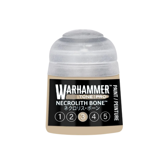 Warhammer Tone Pro Paint Necrolith Bone 3 12Ml - Citadel Acrylic