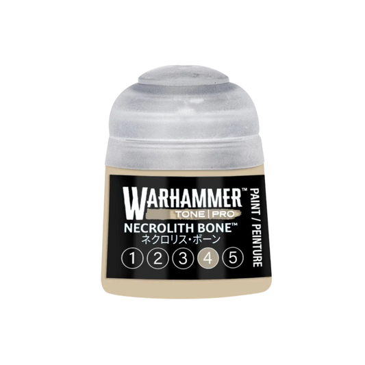 Warhammer Tone Pro Paint Necrolith Bone 4 12Ml - Citadel Acrylic