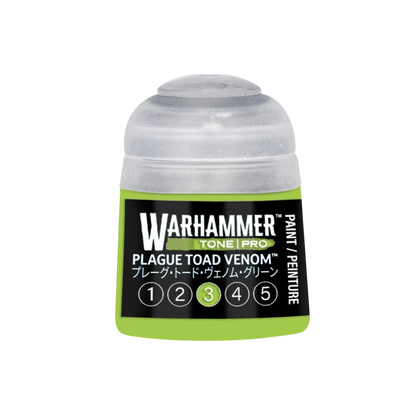 Warhammer Tone Pro Paint Plague Toad Venom 3 12Ml - Citadel Acrylic