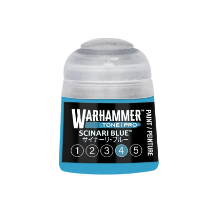 Warhammer Tone Pro Paint Scinari Blue 4 12Ml - Citadel Acrylic