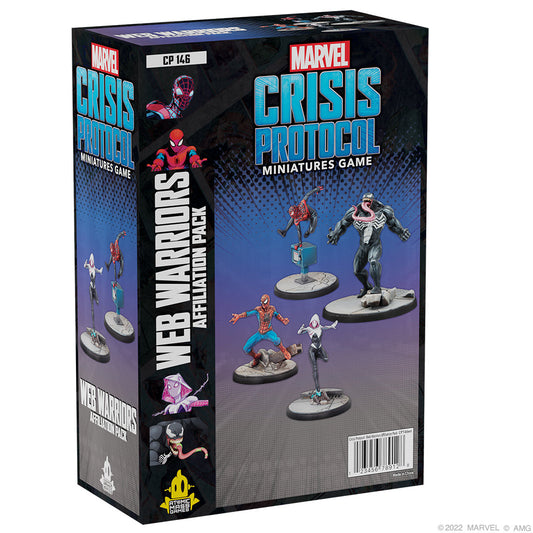 Marvel: Crisis Protocol - Web Warriors Affiliation Pack (New on Sprue)