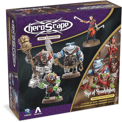 Crimson Widow & Dreadnoughts of Caraway Cavern Army Expansion (Embers of War) (Prepainted) (New in Box)