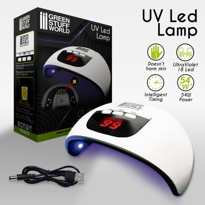 Green Stuff World Ultraviolet LED Lamp for Curing Resins and Fluorescent Paint 2384 - Cobbco