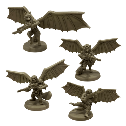 Vorid Glide Strikers Unpainted Miniatures From Heroscape Rising Tide