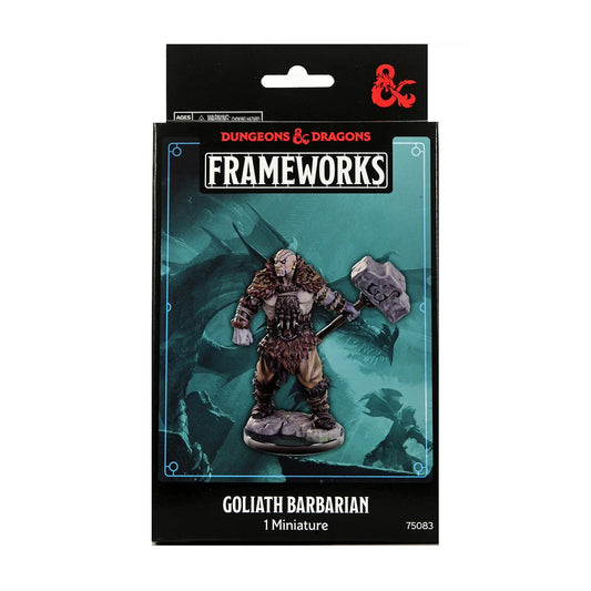 D&D Frameworks: Goliath Barbarian Male: and Unassembled (Custom Painted)