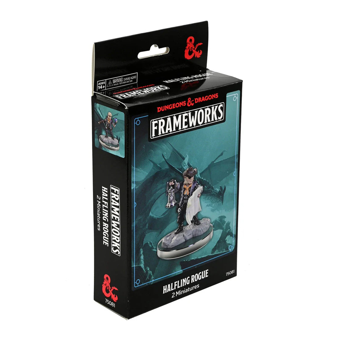 D&D Frameworks: Male Halfling Rogue: Unpainted and Unassembled (Unpainted)