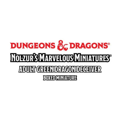 D&D Nolzur's Marvelous Miniatures: Adult Green Dragon Deceiver Boxed Miniature (New in Box)