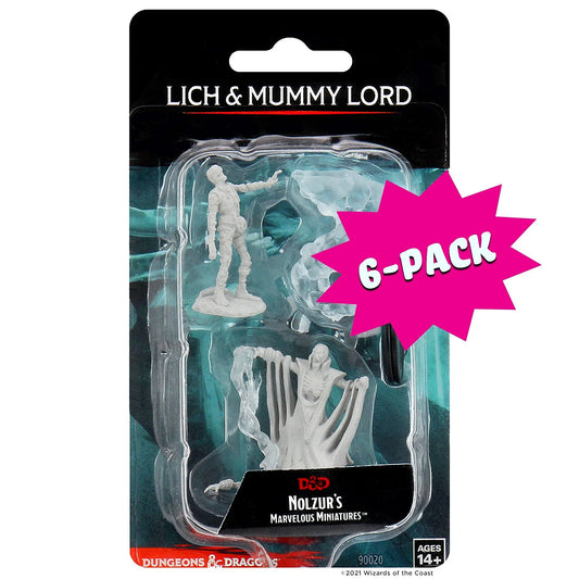 Lich & Mummy Lord (Bundle of 6) (Custom Painted)