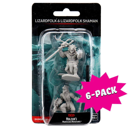 Lizardfolk & Lizardfolk Shaman (Bundle of 6) (New in Box)