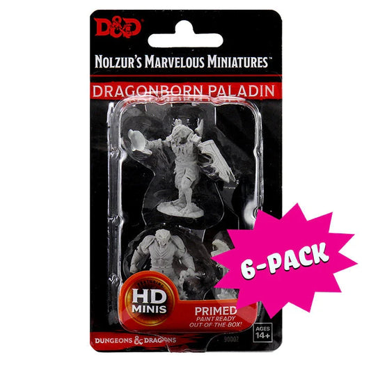 Male Dragonborn Paladin (Bundle of 6) (Custom Painted)