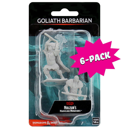 Male Goliath Barbarian (Bundle of 6) (Unpainted)