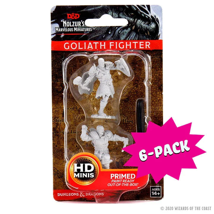 Male Goliath Fighter (Bundle of 6) (Unpainted)