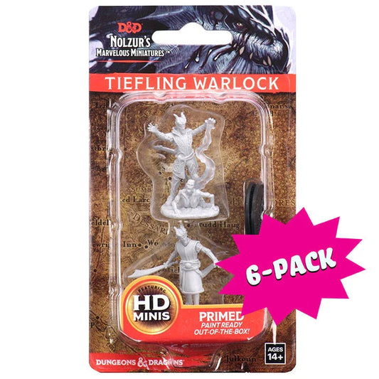 Male Tiefling Warlock (Bundle of 6) (Custom Painted)