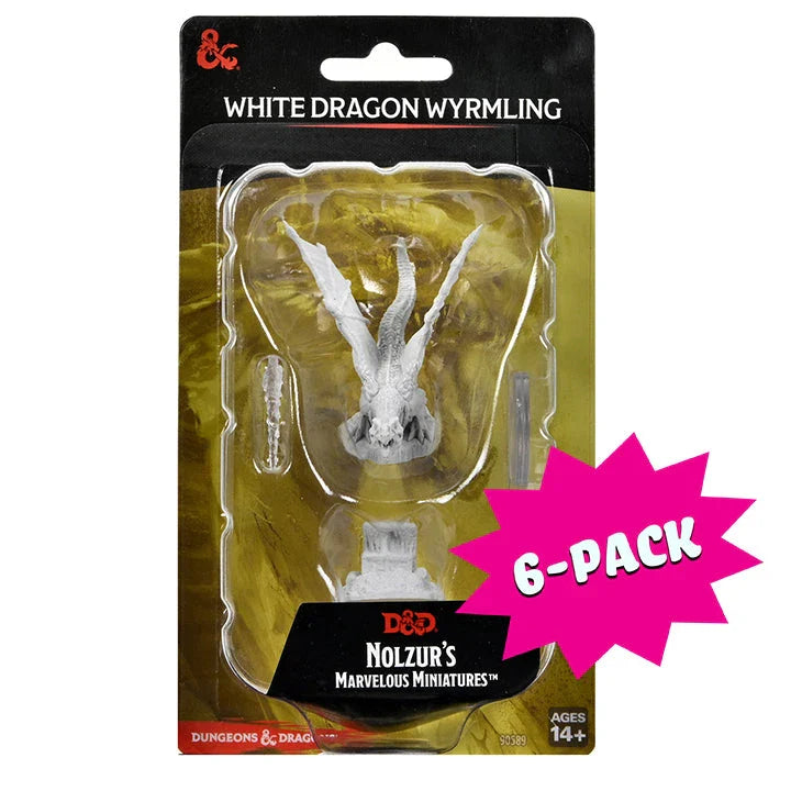 White Dragon Wyrmling (Bundle of 6) (New in Box)