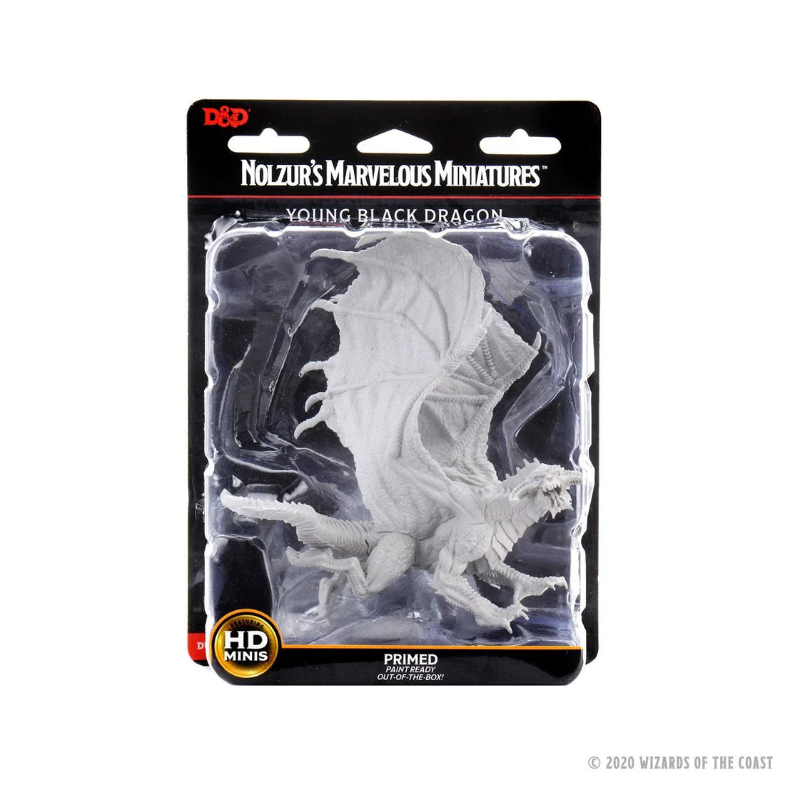 Young Black Dragon (Unpainted)