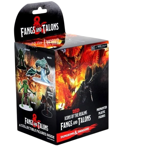 D&D Icons of the Realms: Fangs & Talons Single Booster (New in Box)