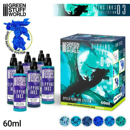 Green Stuff World Paint Set 11695 - Dipping Ink Contrast Paint Collection 03