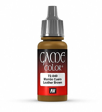 Vallejo Game Color: Leather Brown (72.040) - 17ml