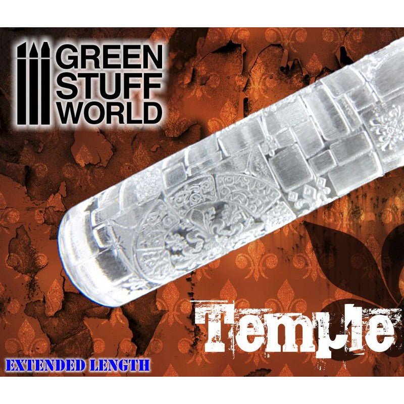 Green Stuff World Rolling Pin Temple 1373 - Cobbco