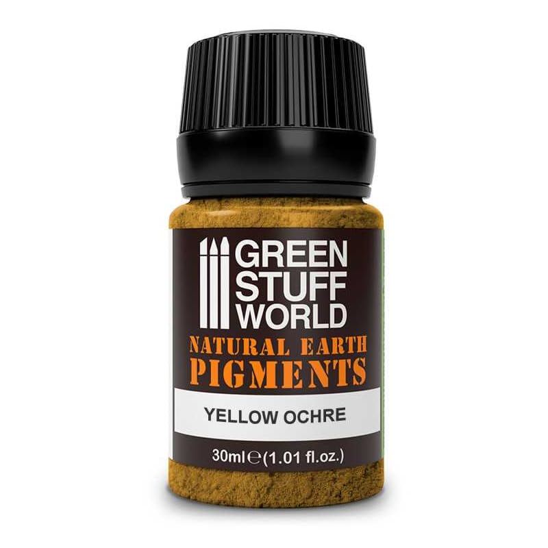 Green Stuff World Rust Pigment For Modeling Miniatures - Yellow Ochre Oxide 1763 - Cobbco