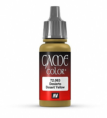 Vallejo Game Color Desert Yellow Paint, 17ml
