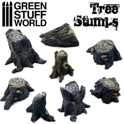 Green Stuff World - Tree Stumps 1679