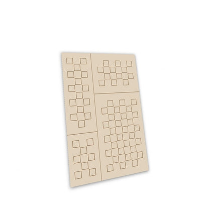 Green Stuff World for Models and Miniatures Self-Adhesive Stencils - Chequer L 9503