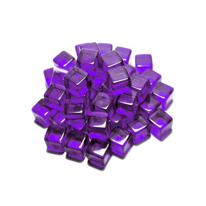 Green Stuff World Gaming Tokens x50 - Purple Cubes 10mm 3785 - Cobbco