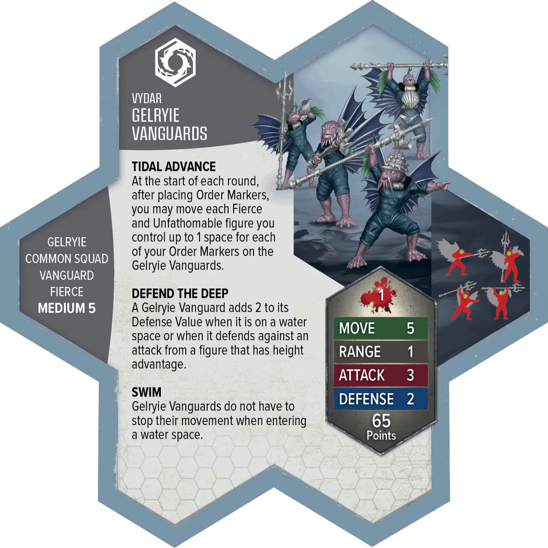 Krakenling & Gelryie Vanguards Army Expansion (Embers of War) (Unpainted) (New in Box)